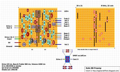 xotic mb preamp diagram